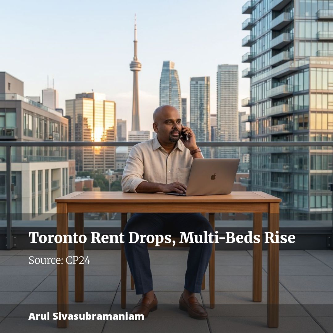 Toronto rent prices fell again last month but multi-bedroom units could be getting more expensive: report